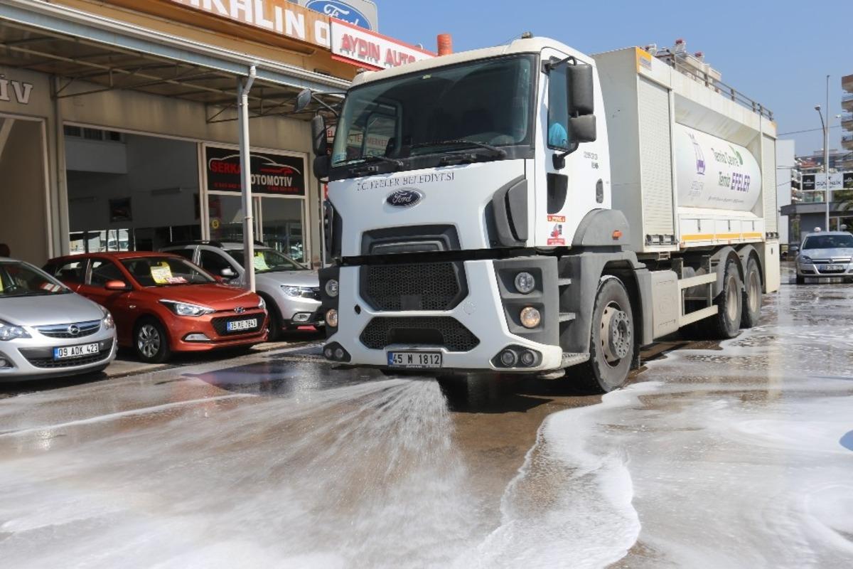 Efeler Belediyesi&rsquo;nden Otonomi Aydın&rsquo;da hijyen ve dezenfeksiyon &ccedil;alışması
