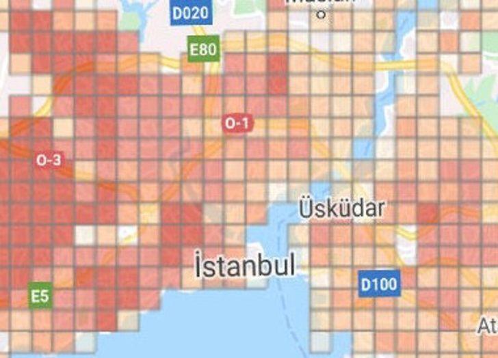 İstanbul'un koronavirüs risk haritası güncellendi! 