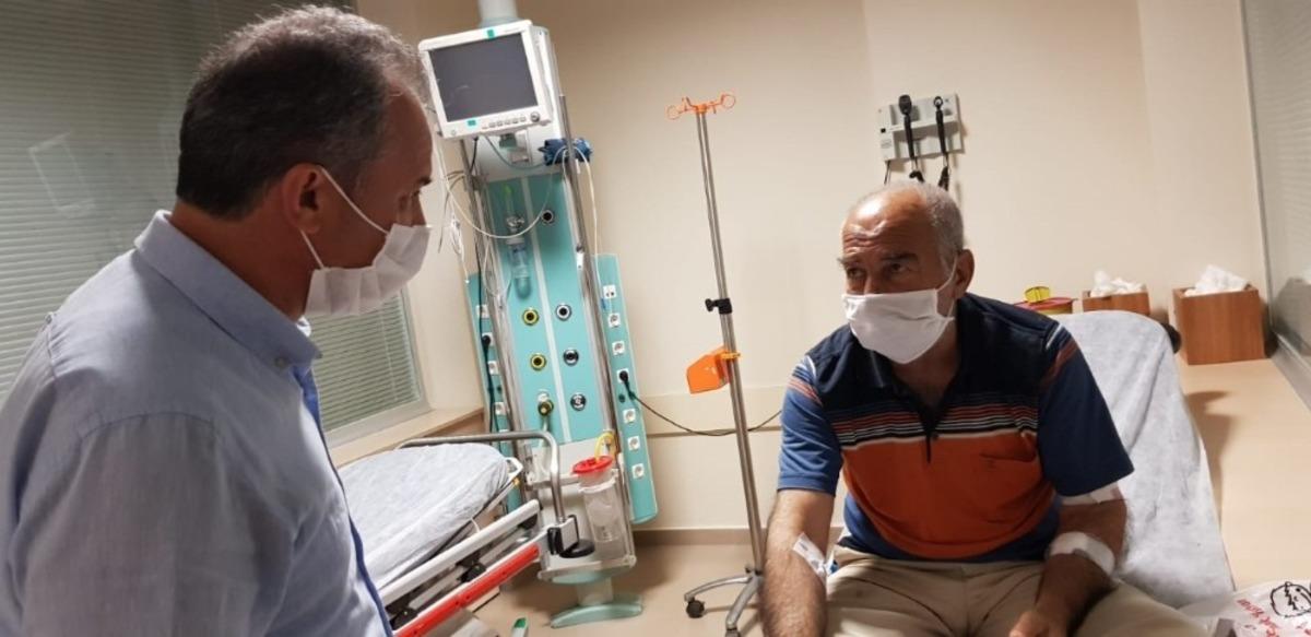 Kılın&ccedil;&rsquo;tan hasta ziyareti