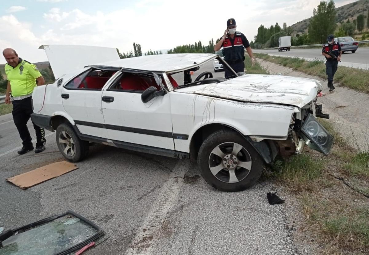 Otomobil takla attı: 1 yaralı