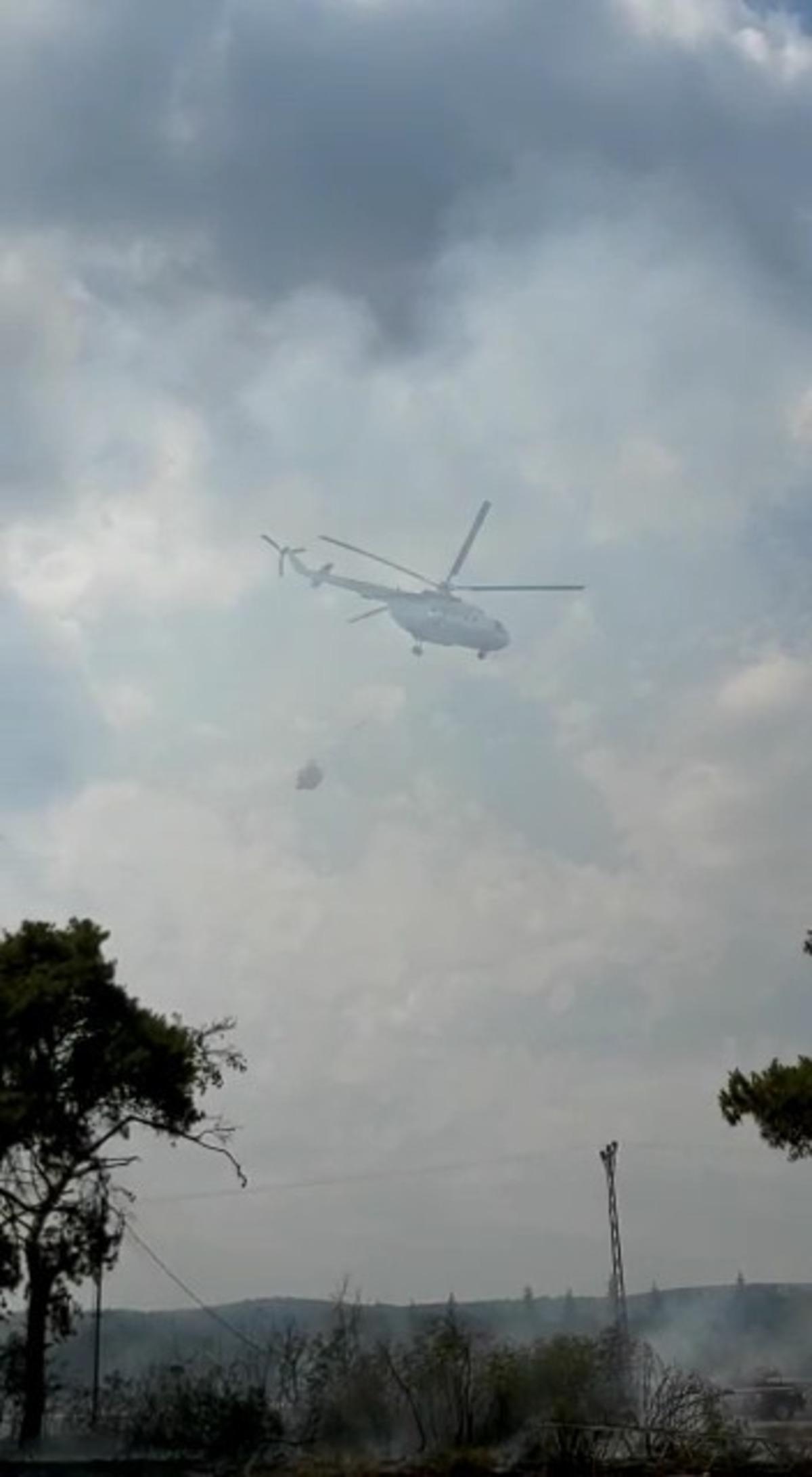 &Ccedil;anakkale ile Edirne il sınırı arasında yangın