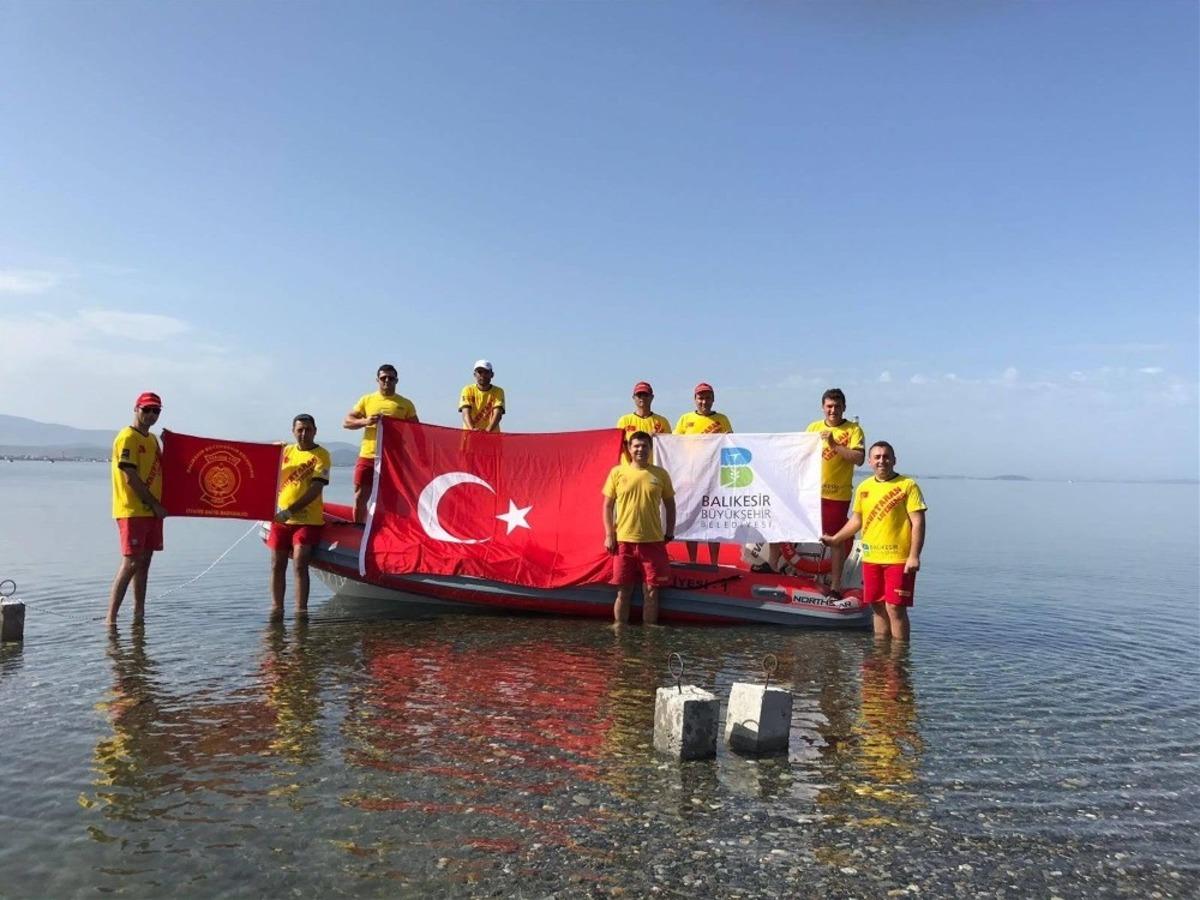 Balıkesir&rsquo;in plajları g&uuml;venli