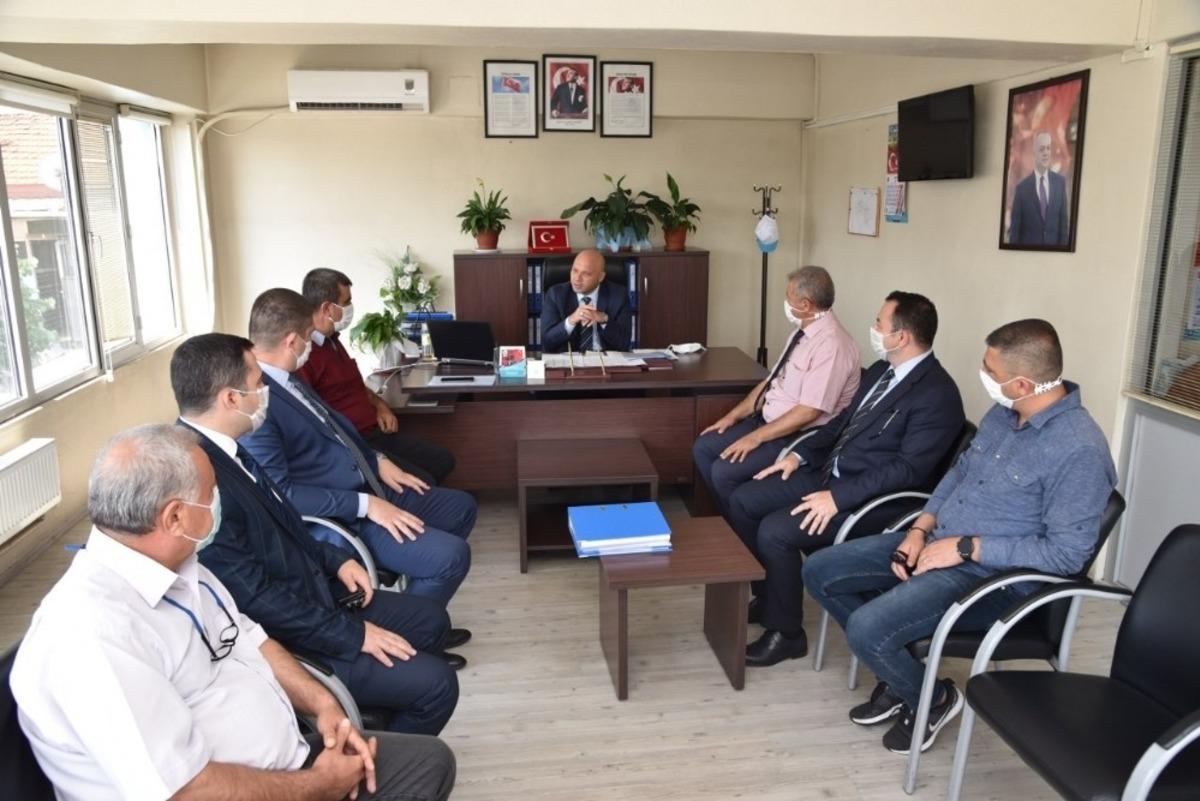 Kırkağa&ccedil;&rsquo;a yapılacak yatırımları g&ouml;r&uuml;şt&uuml;ler