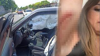  Sunucu Zeynep Tandoğan trafik kazası geçirdi 