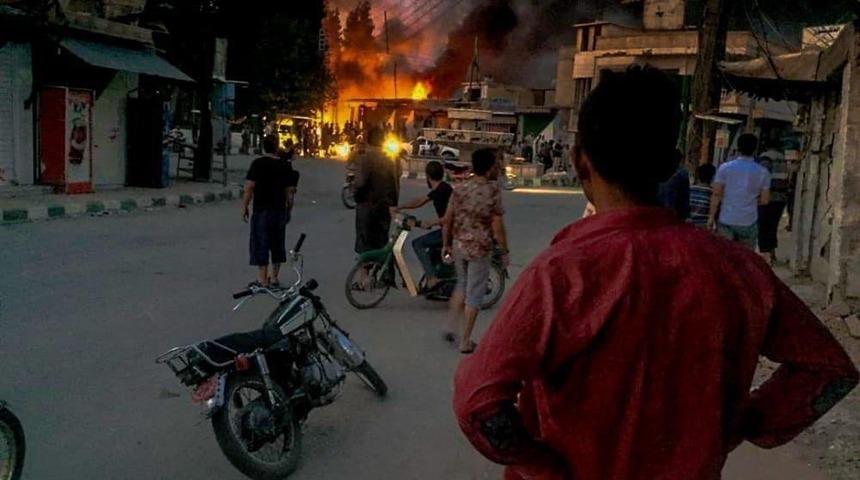Tel Abyad'da bombalı ter&ouml;r saldırısı: 3'&uuml; &ccedil;ocuk 6 kişi hayatını kaybetti