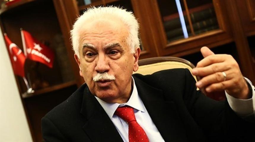 Vatan Partisi Genel Başkanı Doğu Perinçek canlı yayındayken Ulusal Kanal'da yangın çıktı