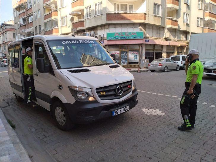 Çarşamba’da dolmuşlar denetlendi G2