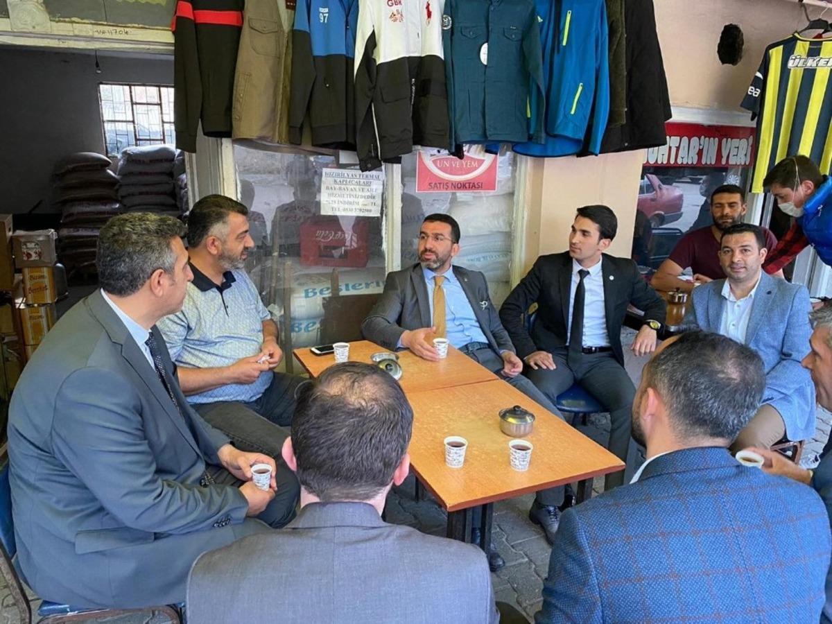 Başkan &Ccedil;alkın, Sarıkamış&rsquo;ta esnafla buluştu