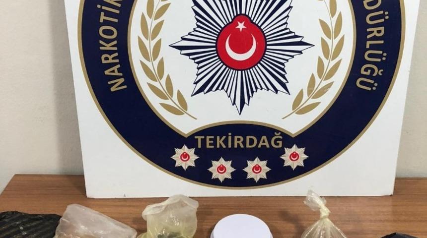 &Ccedil;orlu polisinden uyuşturucu operasyonu