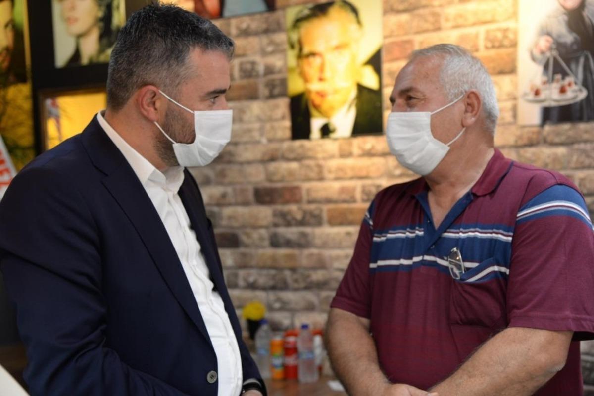 Başkan &Ccedil;etin&rsquo;den esnafa ziyaret