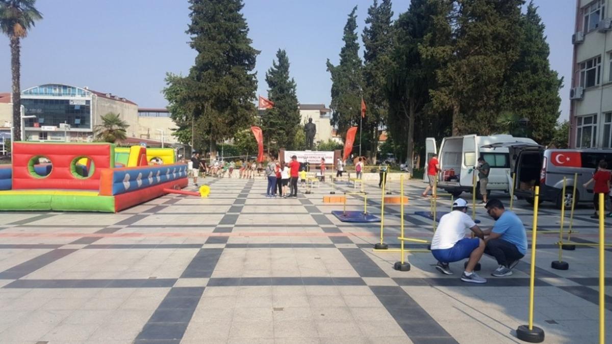 Sarıg&ouml;ll&uuml; &ccedil;ocuklar pandemi stresini sporla attı