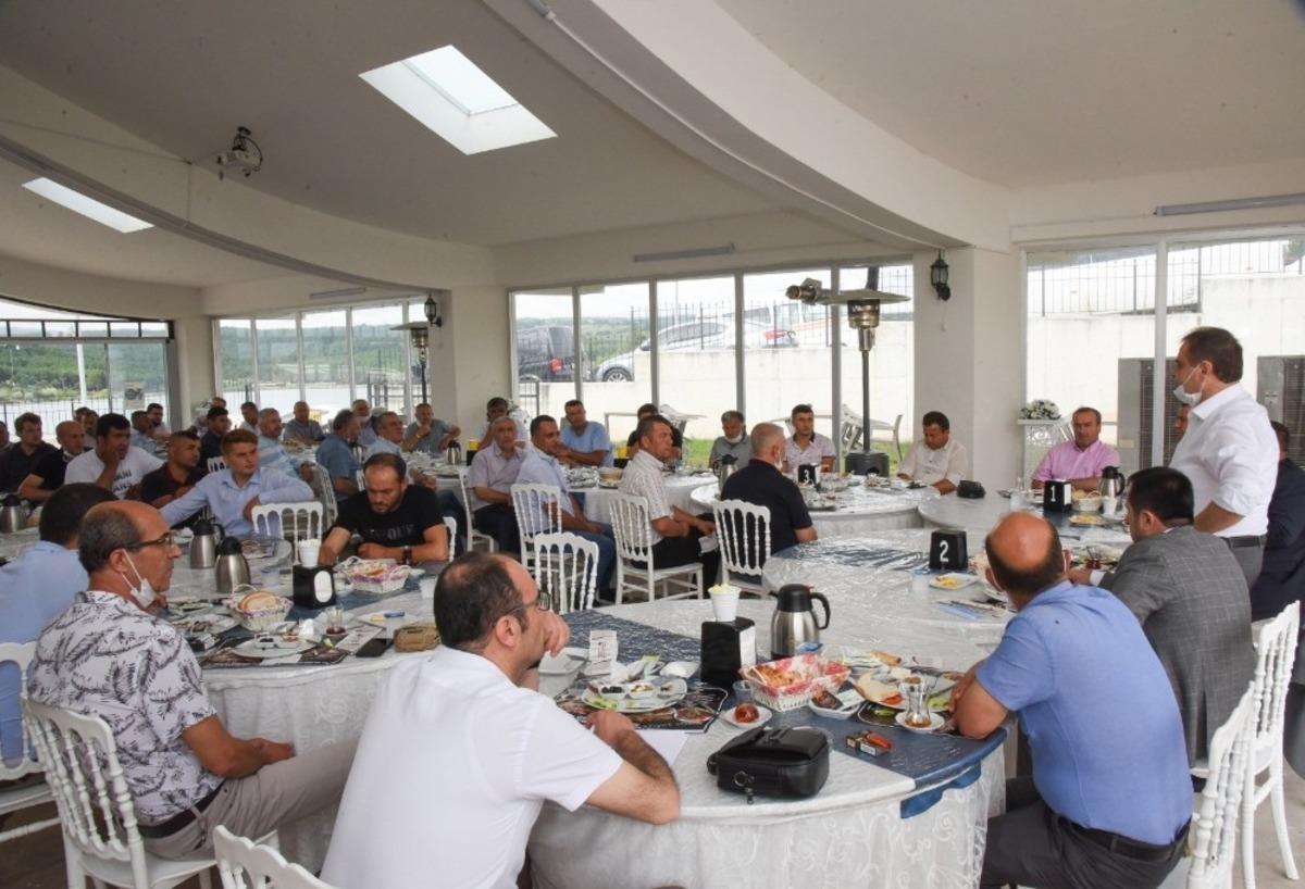 Başkan Şahin, şof&ouml;r esnafı ile bir araya geldi