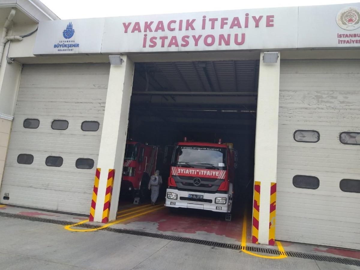 Kartal Belediyesi&rsquo;nden itfaiye merkezlerine dezenfekte hizmeti