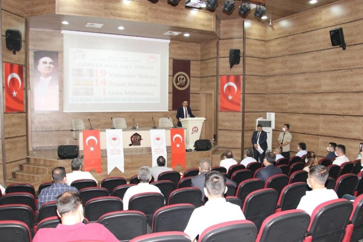 Vali Bektaşoğlu Siirt&rsquo;e atanan personellerle buluştu