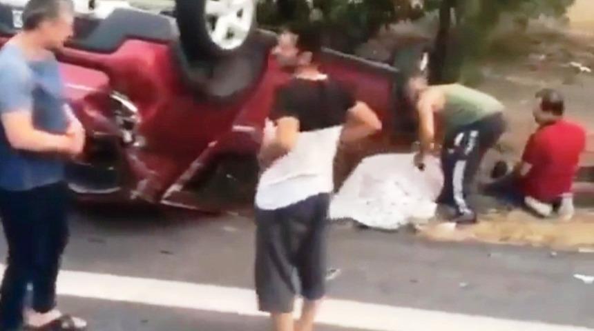 Osmaniye'de feci kaza! Bariyerlere çarpan otomobildeki 2 çocuk hayatını kaybetti