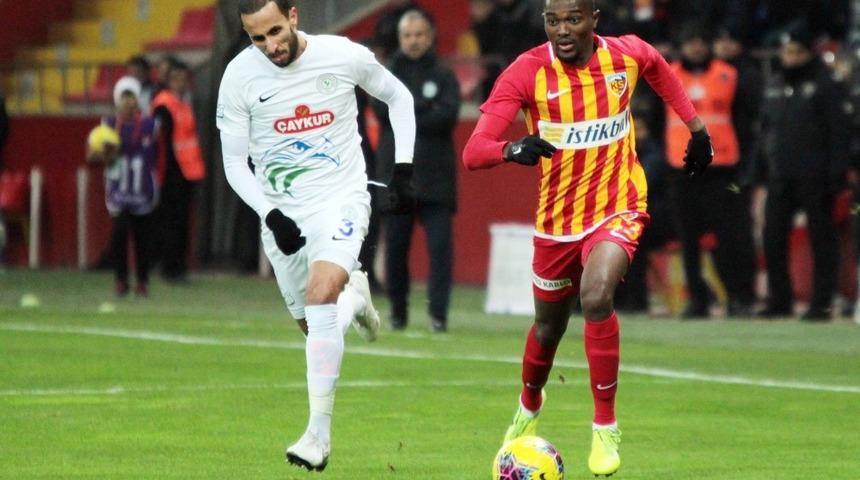 Rizespor ile Kayserispor 22. randevuda