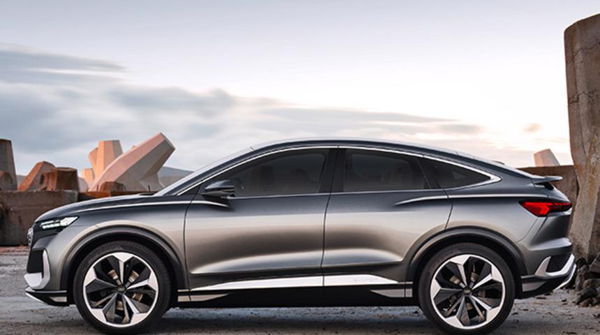 Yakın geleceğin SUV'u: 2021 Audi Q4 Sportback e-tron konsepti tanıtıldı! İşte özellikleri
