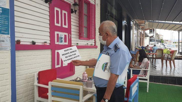 Osmancık’ta Fiziki mesafe, maske ve hijyen’ denetimi yapıldı G4