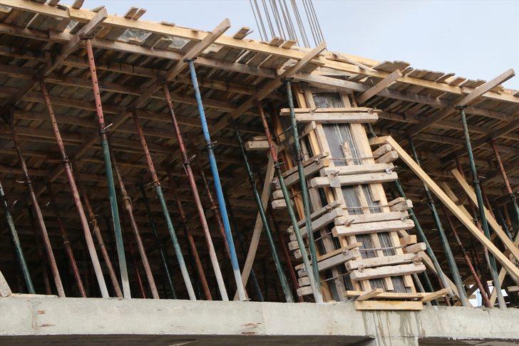 Aksaray'da inşaatta meydana gelen çökmede iki işçi yaralandı G2