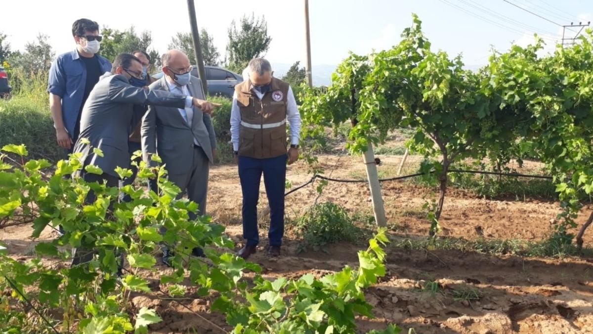 Vali Karadeniz Alaşehir&rsquo;de incelemelerde bulundu