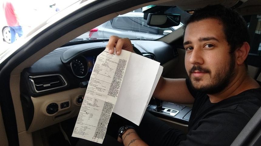 270 kadranlı otomobile 427 ile radar cezası