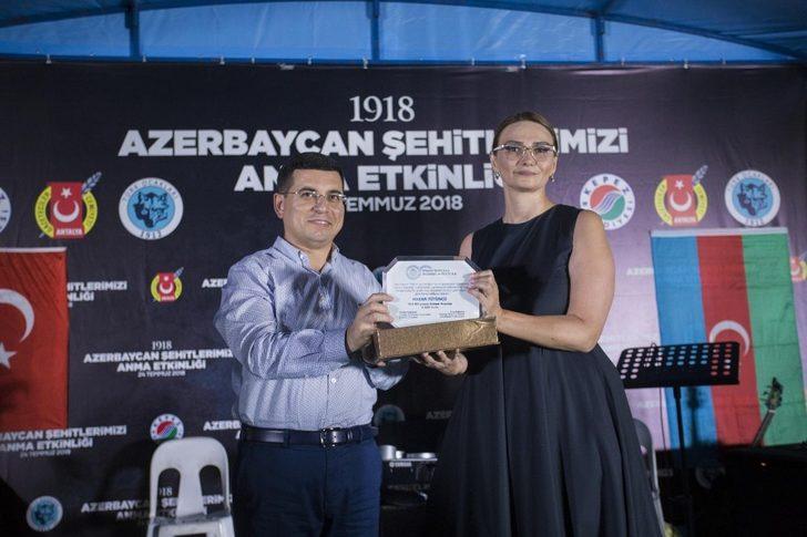 Azerbaycan’dan Tütüncü’ye  Bakü Türk Şehitleri Caddesi teşekkürü G1