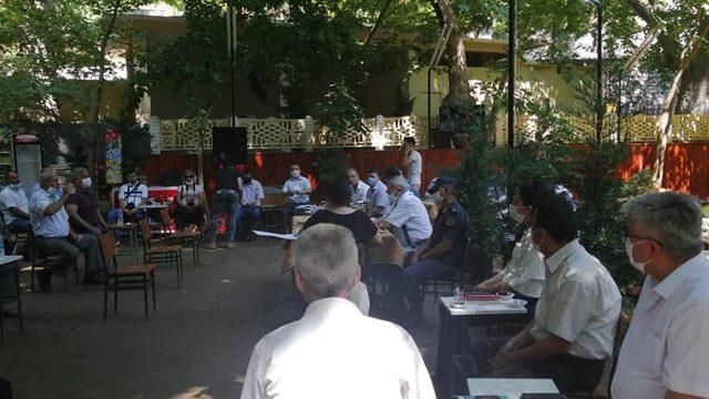 Kaymakam Soley, Karacasulu muhtarlarla buluştu