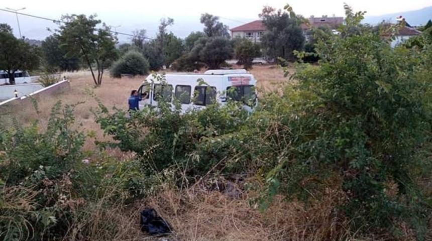 Freni patlayan iş&ccedil;i servisi yoldan &ccedil;ıktı