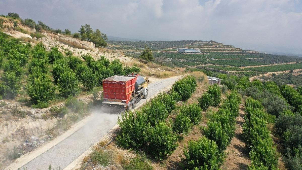 Erdemli Arpa&ccedil;bahşiş&rsquo;te Zeytinlik mevki asfaltlandı