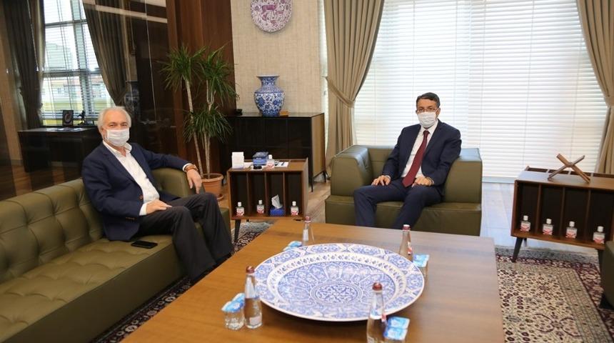 Kamil Saraçoğlu’dan Vali Ali Çelik’e tebrik ziyareti