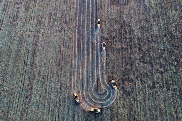 Konya'da hububat hasadı yüzleri güldürüyor G3