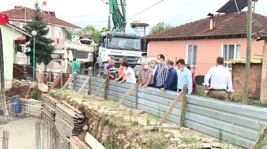 Eseler Cami temeli törenle atıldı