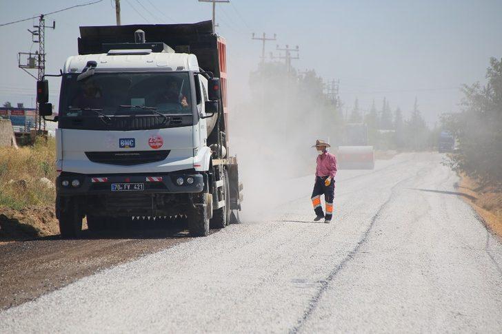 Karaman Belediyesi, açık cezaevi yolunda asfalt çalışmasına başladı G4