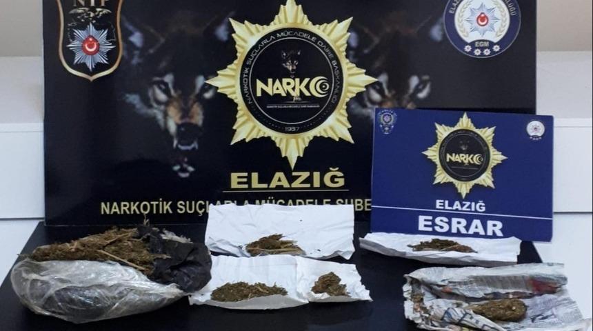 Elazığ’da uyuşturucu ile mücadele