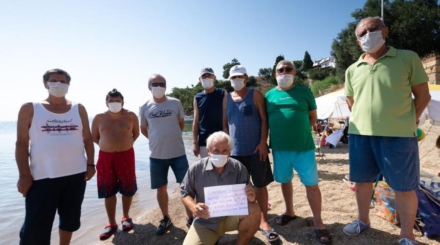 Pelitk&ouml;y sahilinde su kesintileri tepkiye neden oldu