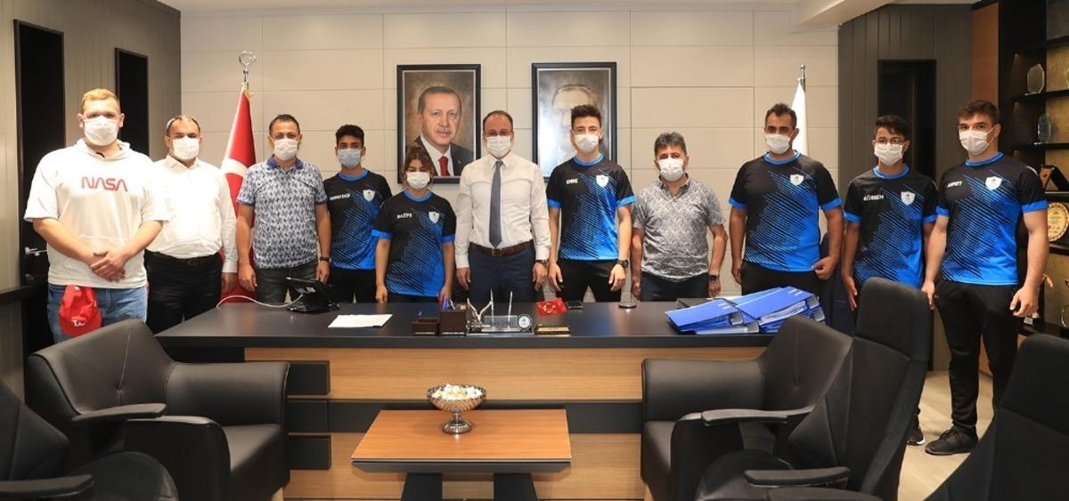 Başkan &Ouml;rki&rsquo;den sporculara motivasyon