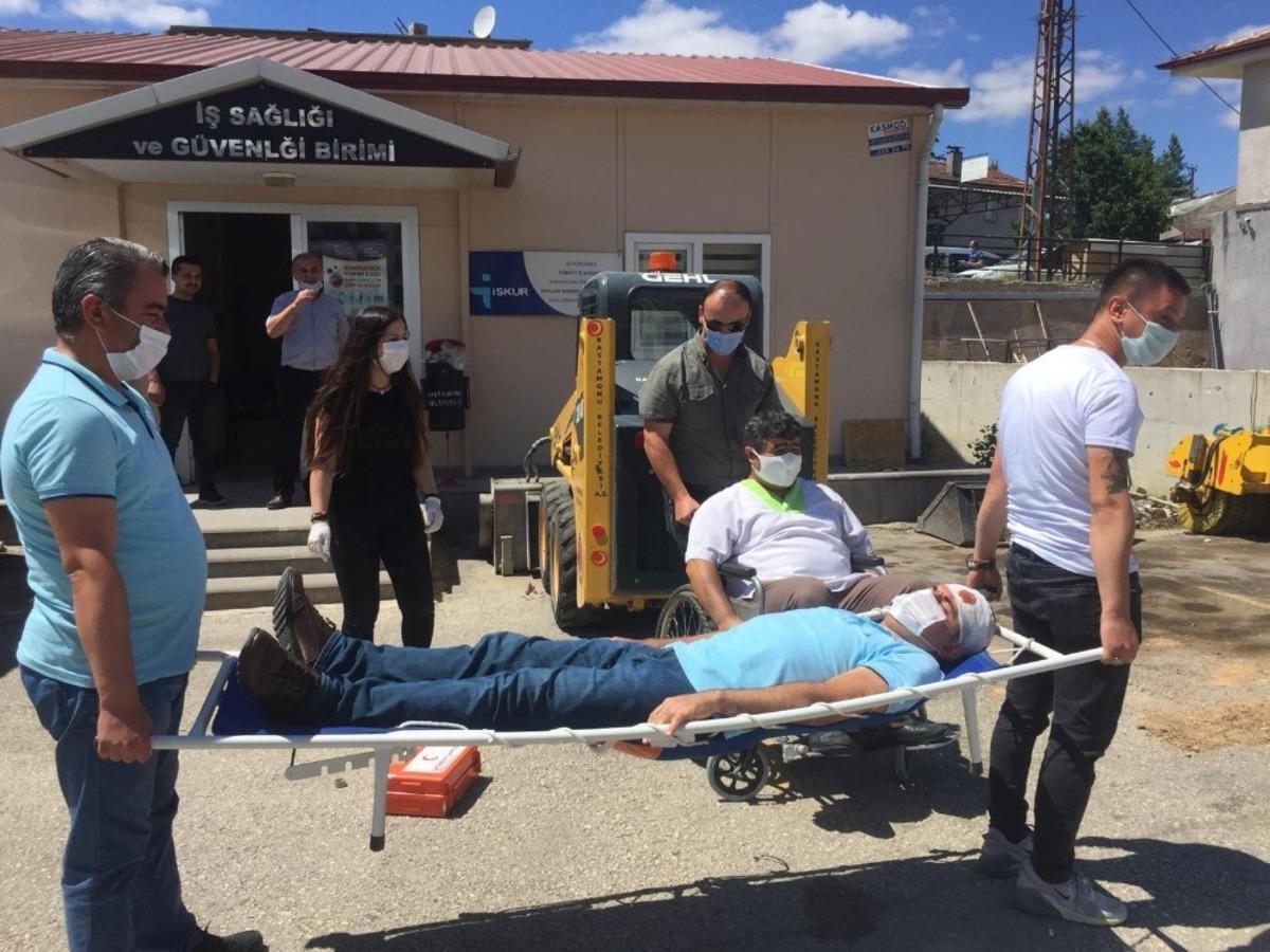 Kastamonu Belediyesi afete hazır olduğunu g&ouml;sterdi