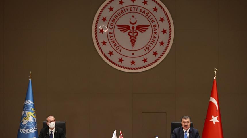 Son dakika: Bakan Koca ve DSÖ Avrupa Bölge Direktörü Kluge'den ortak açıklama