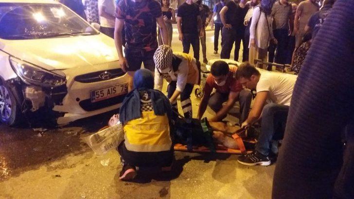 Otomobil ile motosiklet çarpıştı: 3 yaralı G4