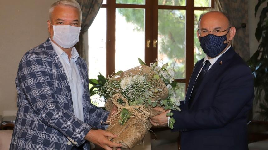 Başkan Bilgin’den Vali Karadeniz’e ‘Hayırlı olsun’ ziyareti