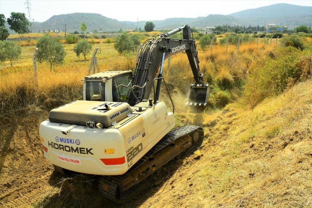 Muğla&rsquo;da 66 bin 359 metre dere temizlendi