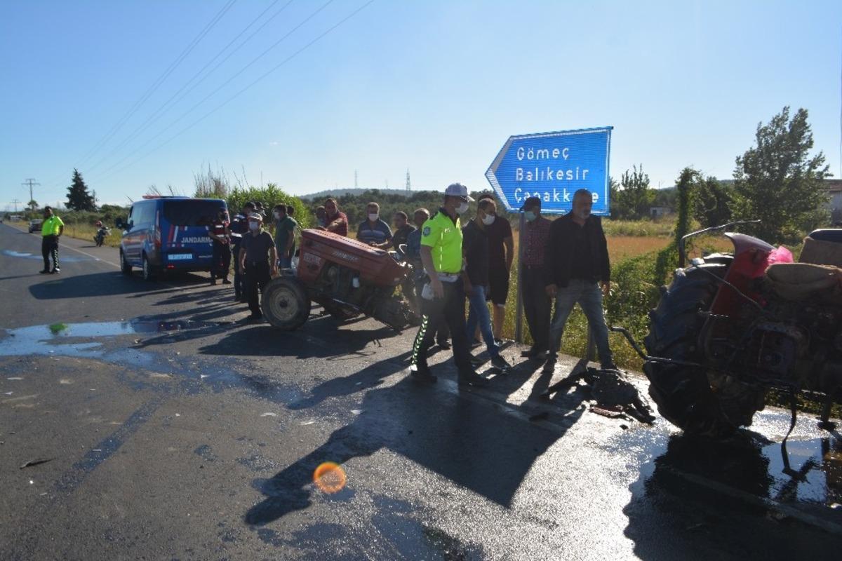 Trakt&ouml;r karpuz gibi ortadan ikiye b&ouml;l&uuml;nd&uuml;