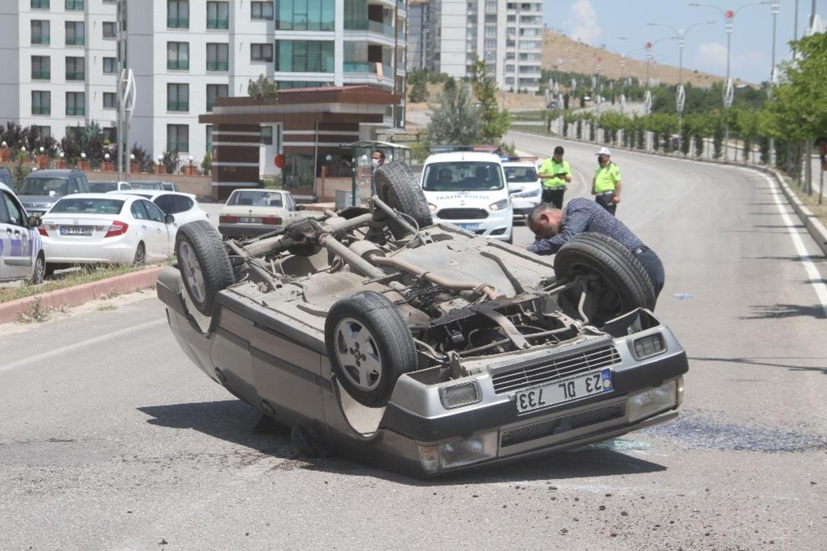 Otomobil takla attı: 2 yaralı