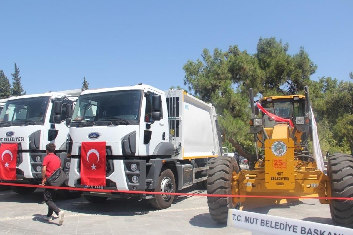 Mut Belediyesi filosuna 5 yeni ara&ccedil;