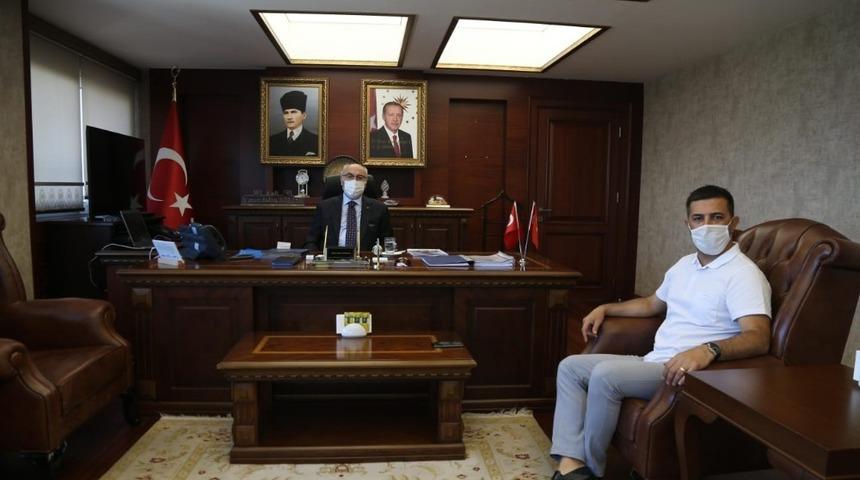 Başkan G&uuml;nel, İzmir&rsquo;de ziyaretlerde bulundu