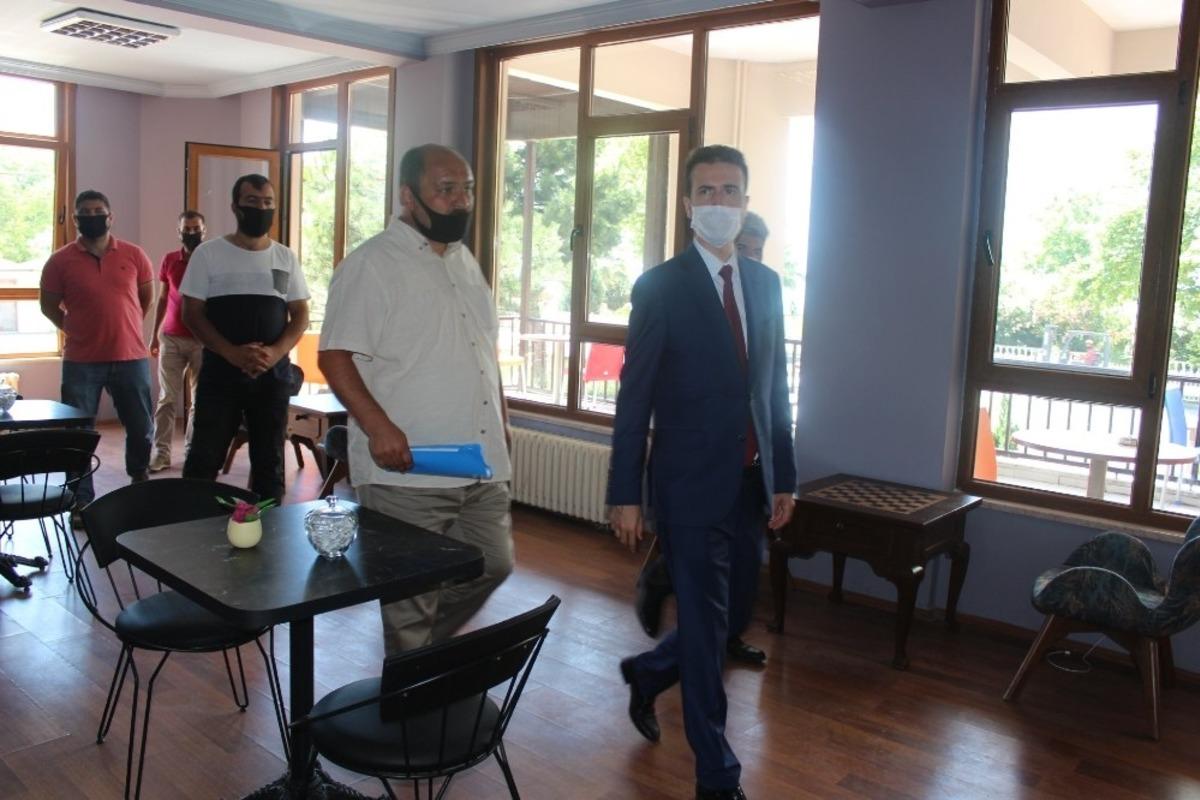 Cide Kaymakamı A&ccedil;ıkg&ouml;z, uygulama otelini inceledi