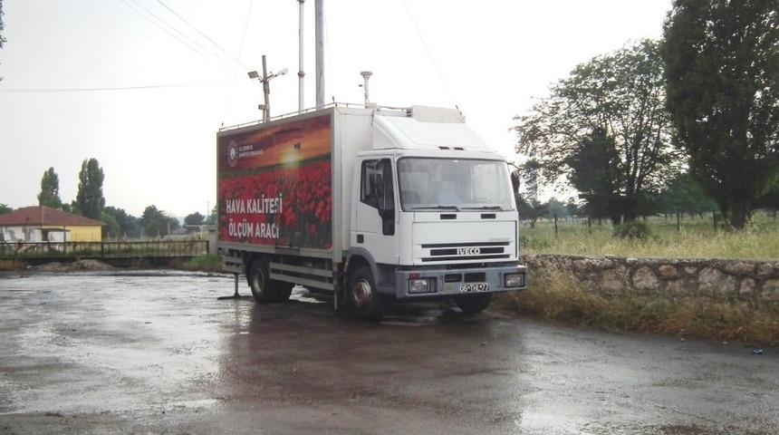 Tun&ccedil;bilek beldesinde hava kalitesi &ouml;l&ccedil;&uuml;m&uuml; yapılıyor