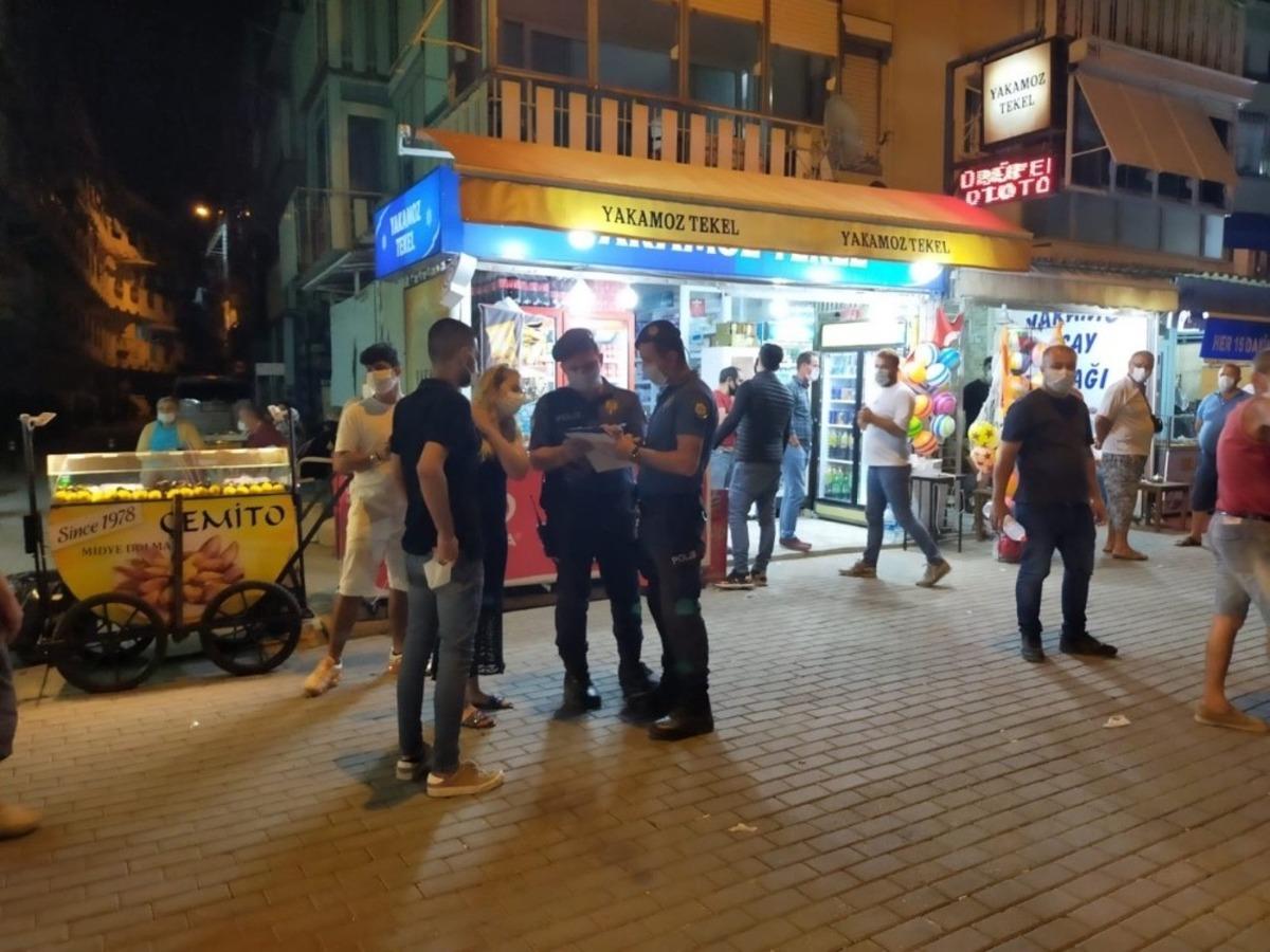 Gemlik sahillerinde maske ve sosyal mesafe kontrolleri yapıldı