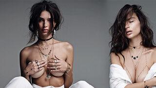 Emily Ratajkowski'den iddialı pozlar