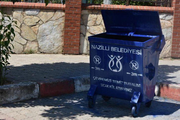 Nazilli’de çöp konteynerleri yenileniyor G4